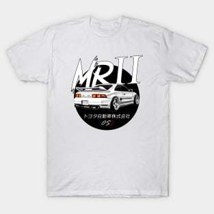 JDM MR2 White Black Sun Edition T-Shirt